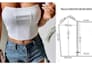 draw sewing pattern with grading and marking digital textile clothing pattern